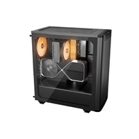 be quiet! Pure Base 501 LX Airflow Window Black ATX Mid Tower Case with USB-A, USB-C, 4 x Light Wings LX Black ARGB PWM Fans