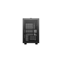 DeepCool CH160 PLUS Mini-ITX Mini Tower PC Case, Tempered Glass, High-Airflow Mesh Design, USB-C & USB 3.0 Front I/O, Supports ATX PSU & 305mm GPU, Black