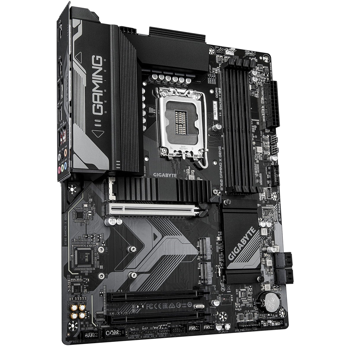 Gigabyte B760 GAMING X GEN5 Intel 1700 Socket Motherboard, ATX, 4x DDR5 Slots, 3x M.2 Socket, 2.5GbE LAN, 1x HDMI Port / 1x DisplayPort