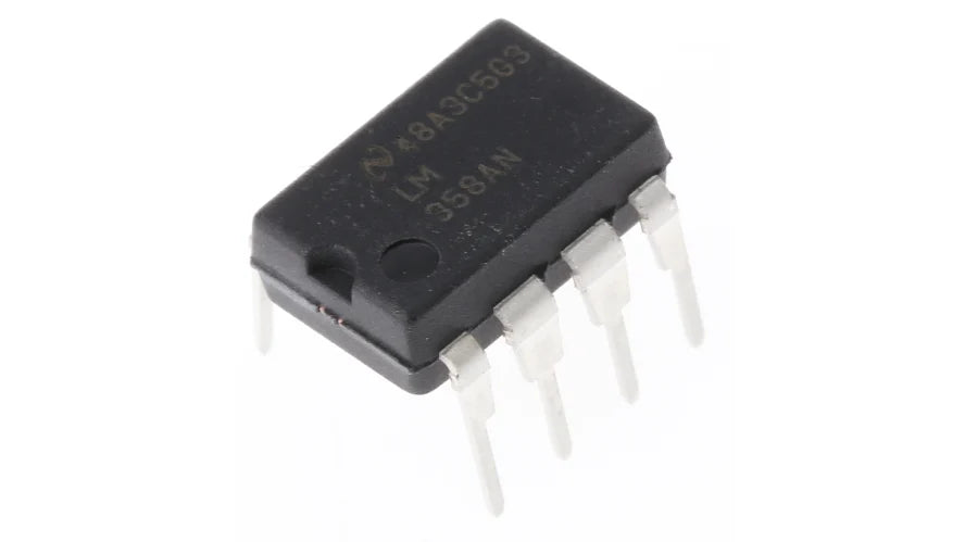 Texas Instruments LM358AN/NOPB مضخّم تشغيلي PDIP-8 | مضخّمان تشغيليان بجهد 32V