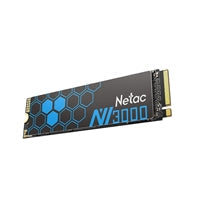 NETAC NV3000 (NT01NV3000-2T0-E4X) 2TB NVMe SSD, M.2 Interface, PCIe Gen3, 2280 SSD, Read 3300MB/s, Write 2900MB/s, Heatsink, 5 Year Warranty