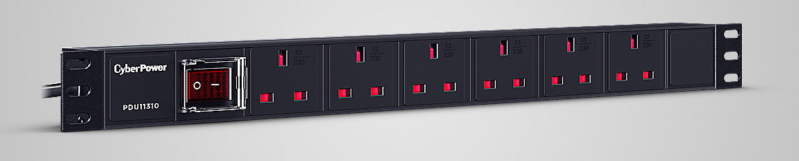CyberPower PDU11310 power distribution unit (PDU) 6 AC outlet(s) 1U Black