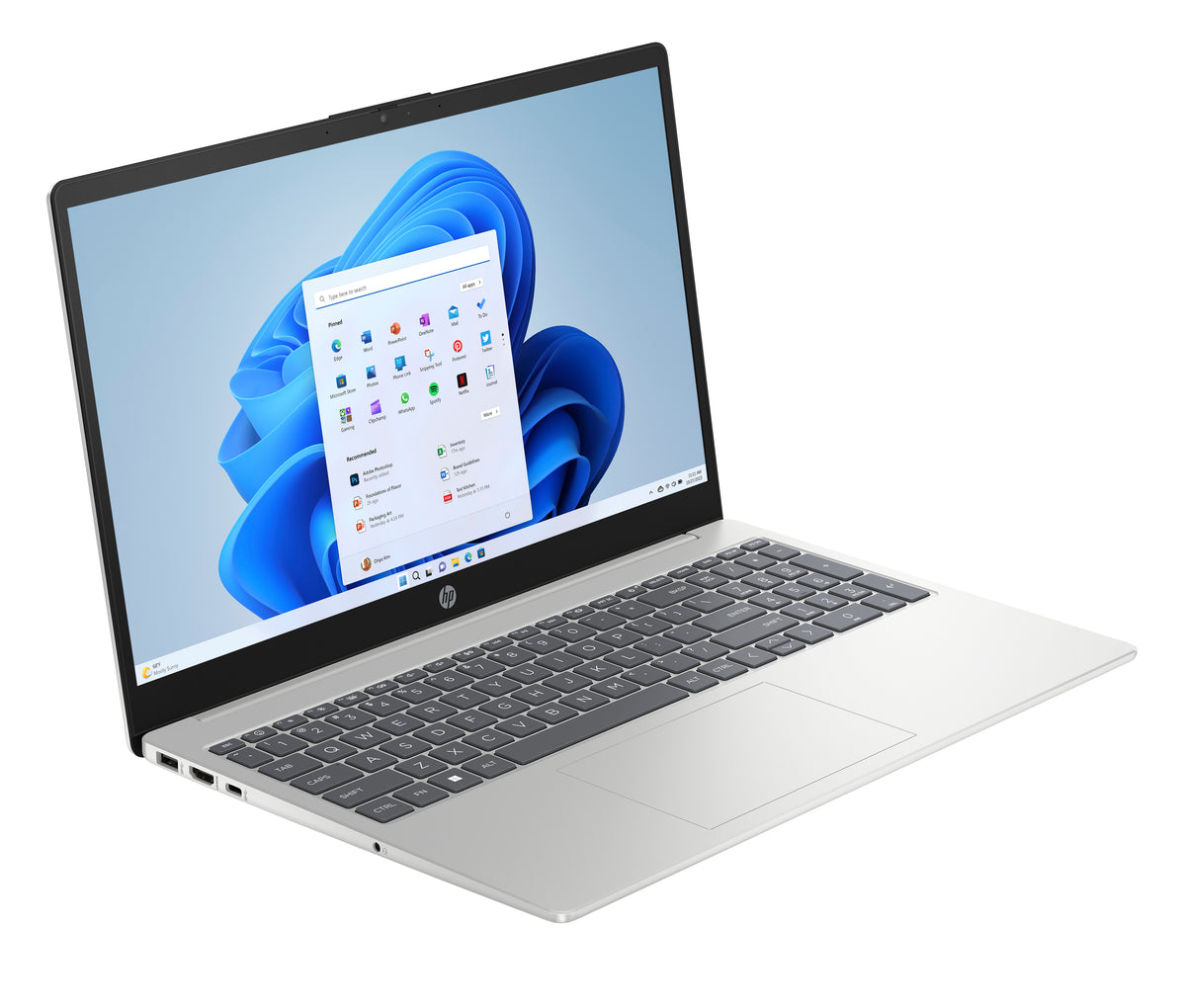 HP 15-fd1009nax Intel Core 5 120U Laptop 39.6 cm (15.6") HD 8 GB DDR4-SDRAM 512 GB SSD Wi-Fi 6 (802.11ax) Windows 11 Home Black