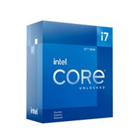Intel 12th Gen Core i7-12700KF 12 Core Processor 20 Threads, 3.6GHz up to 5.0GHz Turbo Alder Lake Socket LGA1700, 25MB Cache, 125W, Maximum Turbo Power 190W, No Graphics, No Cooler