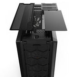 be quiet! Silent Base 802 Case, Black, Mid Tower, 2 x USB 3.2 Gen 1 Type-A / 1 x USB 3.2 Gen 2 Type-C, 10mm Front & Side Sound-Dampening Mats, 3 x Pure Wings 2 140mm Black PWM Fans Included, Interchangeable Top & Front Panels