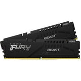 Kingston FURY Beast KF560C36BBE2K2-32 32GB (2x 16GB) DIMM System Memory, 6000MHz, DDR5, CL36, Black, Intel XMP, AMD EXPO