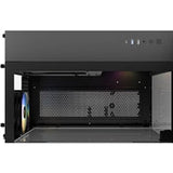 Antec CX600M Trio ARGB Mini Tower Gaming Case, Black, Tempered Glass Panels, Dual Chamber Design, Vertical Cooling, Pre-Installed ARGB Fans, Water Cooling Support,