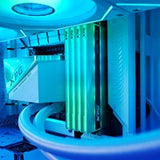 Adata Lancer Neon AX5U8000C3816G-DCLANRSG 32GB (2 x 16GB) DDR5 8000MHz, CL38, 1.45v, Silver RGB Eco System Memory, Using Eco-Friendly Material