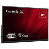 Viewsonic VA1650 16 inch USB-C Lightweight Portable IPS Monitor, Full HD, 60Hz, HDMI (v1.4), VESA, Built in Foldable Stand