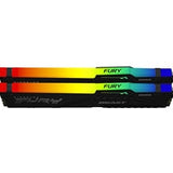 Kingston FURY Beast KF560C36BBEAK2-64 64GB (2x 32GB) DIMM System Memory, 6000MHz, DDR5, CL36, Black, RGB, Intel XMP, AMD EXPO