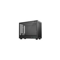 DeepCool CH160 PLUS Mini-ITX Mini Tower PC Case, Tempered Glass, High-Airflow Mesh Design, USB-C & USB 3.0 Front I/O, Supports ATX PSU & 305mm GPU, Black