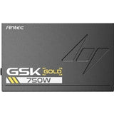 Antec GSK ATX3.1 750W Power Supply V2 - 80 PLUS Gold, Full Modular, PCIe 5.1, JP Capacitors, Zero RPM Manager, 7-Year Warranty