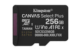 Kingston Technology 256GB microSDXC Canvas Select Plus Gen3 150MB/s A1 Card + Adapter