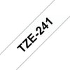 Brother TZE-241 label-making tape Black on white