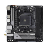 ASRock B550M-ITX/ac AMD AM4 Socket Motherboard, Mini-ITX, 2x DDR4 Slots, 1x M.2 Socket, GbE LAN, Wi-Fi 5, 1x DisplayPort / 1x HDMI Port