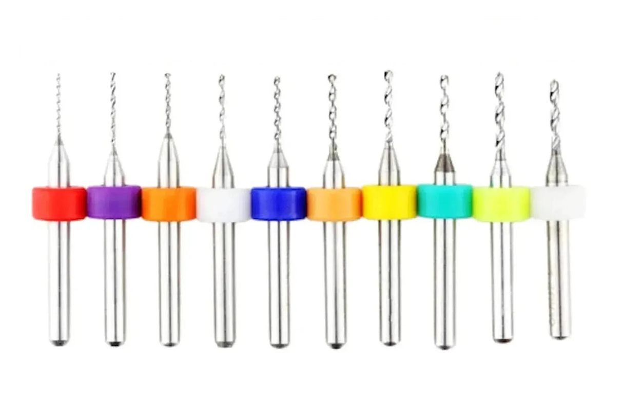 مجموعة رؤوس مثقاب صغيرة من الكربيد 0.1 مم - 1.0 مم