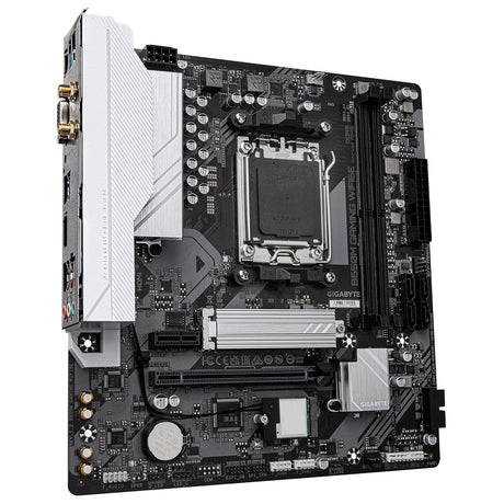 Gigabyte B650M GAMING WIFI6E (rev. 1.2) AMD AM5 Socket Motherboard, 2x DDR5 DIMM Slots, 1x M.2 Sockets, 2.5GbE LAN, Wi-Fi 6E, 1x D-Sub / 1x HDMI Port