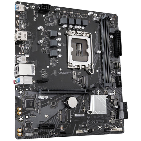 Gigabyte H610M D3W DDR4 Intel 1700 Socket Motherboard, Micro-ATX, 2x DDR4 Slots, 1x M.2 Socket, GbE LAN, 1x DisplayPort / 1x HDMI Port