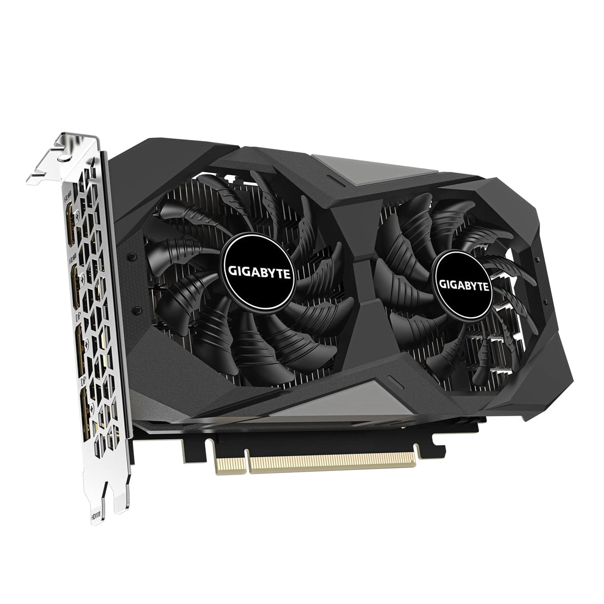 Gigabyte NVIDIA GeForce RTX 3050 WINDFORCE OC V2 6GB GDDR6 Graphics Card, 2304 CUDA Cores, 1477 MHz Core Clock, Dual Fan, 2x DisplayPorts / 2x HDMI Ports