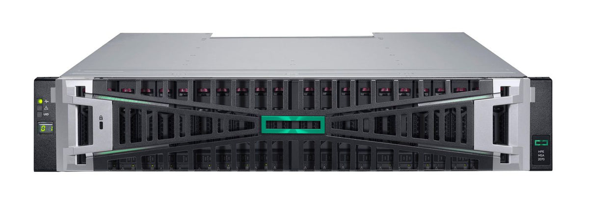 Hewlett Packard Enterprise MSA 2070 SFF 2x32Gb FC 4-port Controller Storage Array