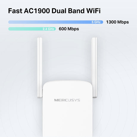 Mercusys ME50G AC1900 Wi-Fi Range Extender (UK Plug)