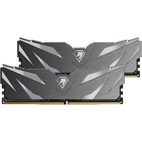Netac Shadow NTSWD4P32DP-32K 32GB (2x 16GB) DIMM System Memory, 3200MHz, DDR4, CL16, Silver, Intel XMP