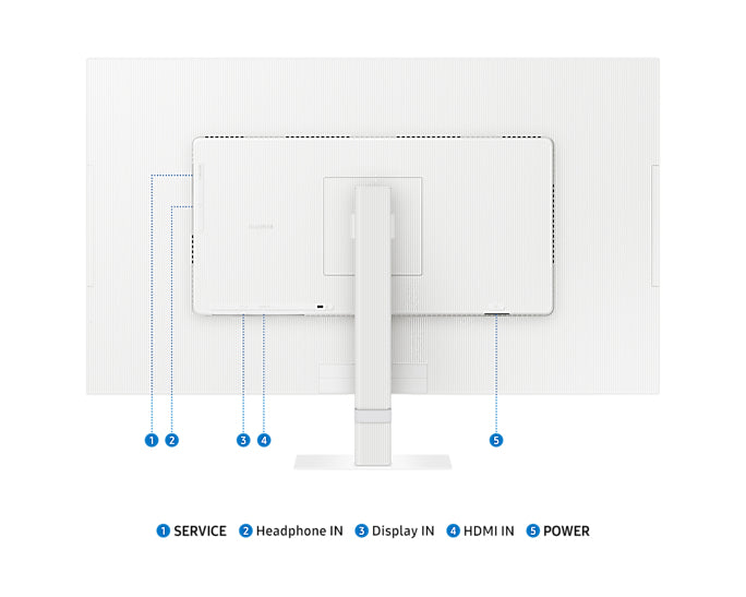 Samsung LS32D701EAU computer monitor 81.3 cm (32") 3840 x 2160 pixels 4K Ultra HD LED White