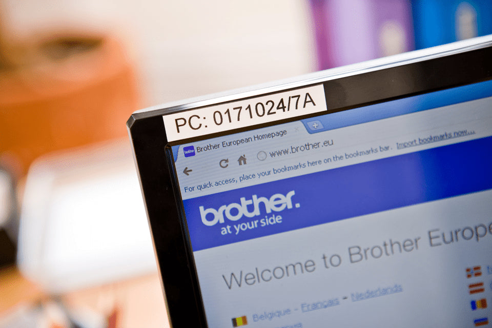 Brother TZE231S label-making tape Black on white TZe