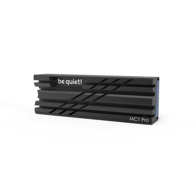 be quiet! (BZ003) MC1 Pro M.2 SSD Cooler, Integrated Heat Pipe, Single/Double Side Compatibility, 2280 Size