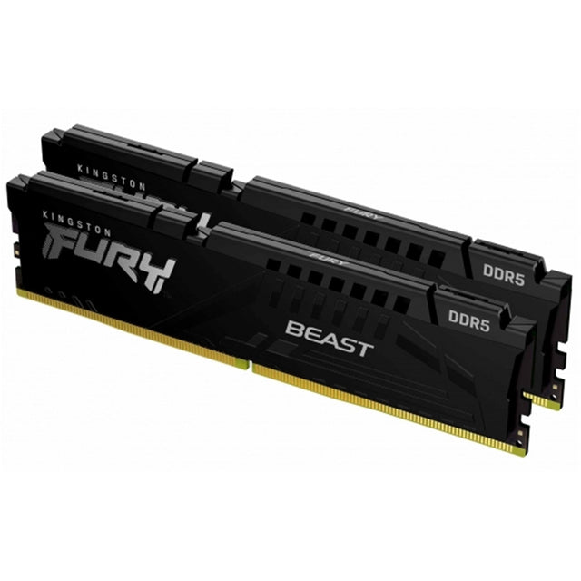Kingston FURY Beast KF564C32BBEK2-32 32GB (2x 16GB) DIMM System Memory, 6400MHz, DDR5, CL32, Black, Intel XMP, AMD EXPO