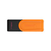Kingston DataTraveler Exodia S DTXS/256GB USB Flash Drive, 256GB, USB 3.2, Black/Orange, Swivel Cap Design