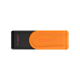 Kingston DataTraveler Exodia S DTXS/256GB USB Flash Drive, 256GB, USB 3.2, Black/Orange, Swivel Cap Design
